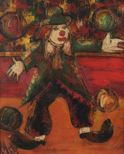 Henri Maurice d'ANTY (1910-1998) 
The Clown...