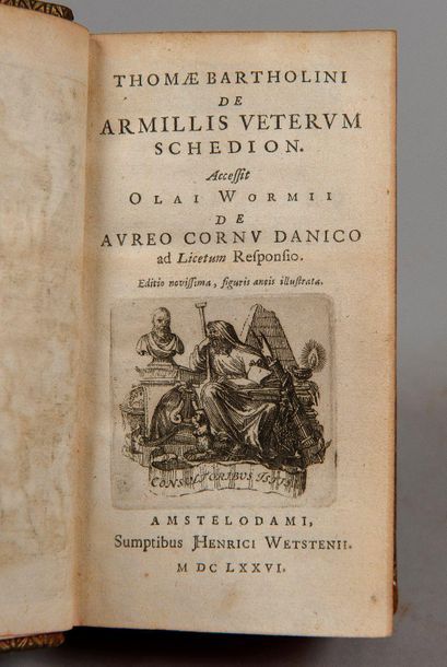 null BARTHOLIN (Thomas). De Armillis veterum schedion. Amsterdam, Henri Wetstein,...