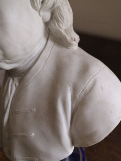 null D'après Jean-Jacques CAFFIERI (1725-1792)

Buste de Benjamin Franklin

Biscuit...