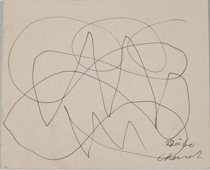 Serge CHARCHOUNE (1888-1975) 

Composition

Ink...