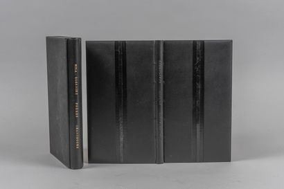 null GAGARINE (Mila). Poems. Paris, Mila Gagarin, 1969. In-8, black box, vertical...