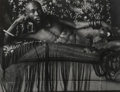 Judy Dater (1941) Reclining male nude, 1975...