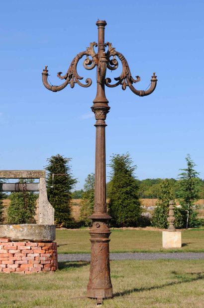 Candelabra in the Vendome style. 
With four...