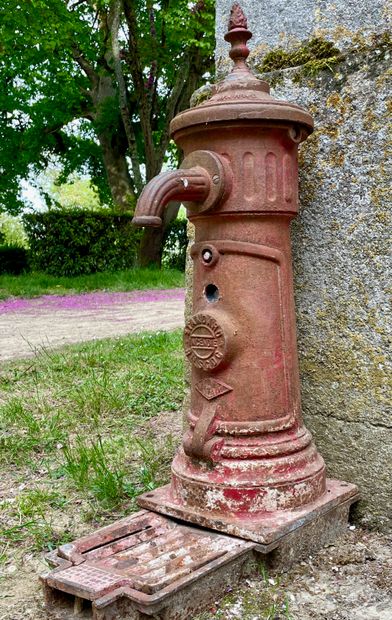 Cast iron fire hydrant fountain.

19th century....