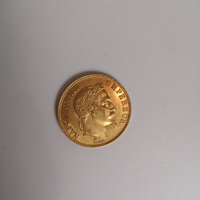 1 piece de 100 Francs or, Napoléon III, 1867...
