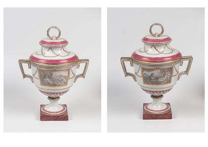 NIDERVILLER, fin du XVIIIe siècle 
Vase couvert...