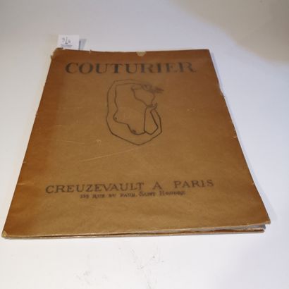 Couturier. Paris, Henri Creuzevault. 1954....