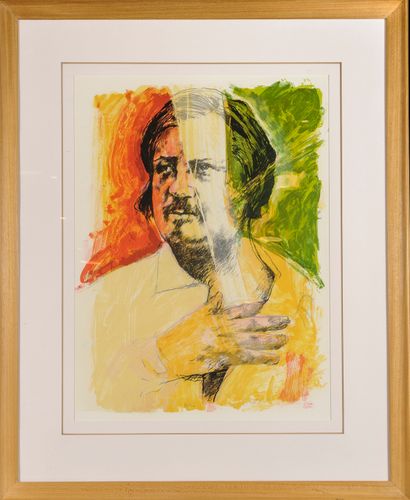 null Jean-Paul CHAMBAS (Né 1947)

Portrait de Honoré de Balzac

Lithographie en couleurs,...
