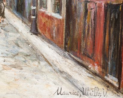 null 
Maurice UTRILLO (1883-1955)

Rue de Montmartre

Huile sur toile signée en bas...