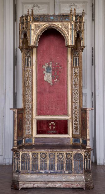  Gothic cathedra 
The cathedra, a term derived from the Latin cathedra ''seat with...