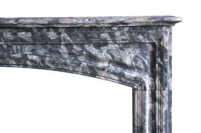  Louis 14 style mantel 
Mantel with molded low arch hearth profile. 
19th century....