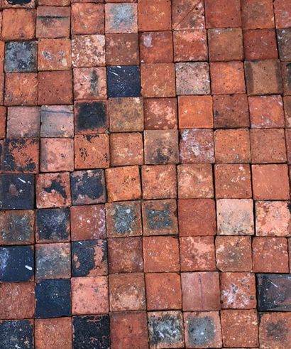 Terracotta pavers from Auge 
Square format...