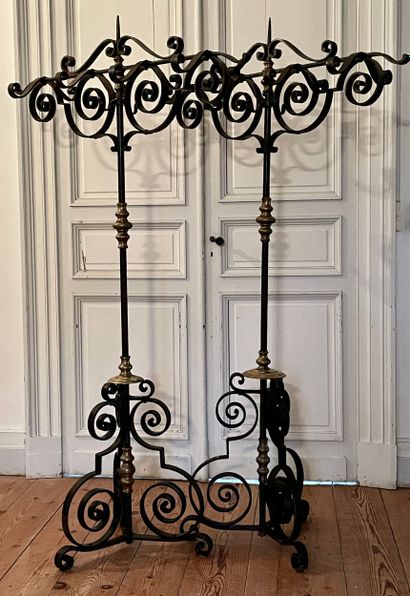 Pair of bridle holders 
Important pair of...