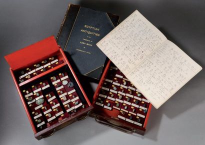Egypte Exceptionnel ensemble de 81 amulettes provenant de la prestigieuse collection...