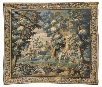 AUBUSSON 18th century 
Tapestry representing...