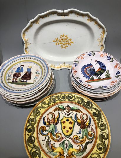 Lot of earthenware including dishes and ...