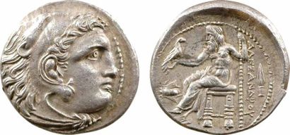 Macédoine Alexandre le Grand, drachme, Magnésie du Méandre, c.323-319 av. J.-C. -...
