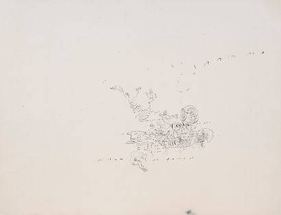 null André MASSON (1896-1987)

Calligraphie et nounours

Encre sur papier

50 x 65...