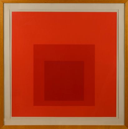 Josef ALBERS (1888-1976) Hommage to the square, 1968 
Edition Denise René 
Sérigraphie...