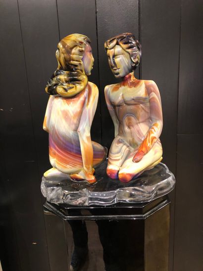 Dino ROSIN (born in 1948) 
The lovers. 
Sculpture...