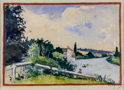 French school around 1900 
Landscapes on...