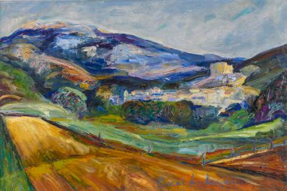 Pascal AMBROGIANI (1909-1989) 
Landscape...