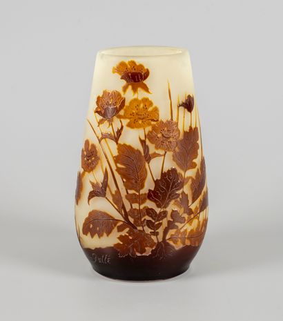 GALLÉ ESTABLISHMENT 
Vase in multi-layer...