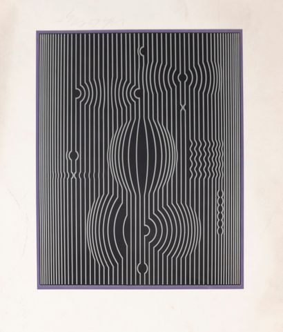 VICTOR VASARELY (1906-1997) 
Untitled 
Lithograph...