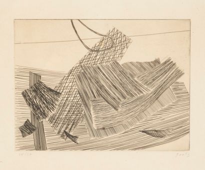 Henri GOETZ (1909-1989) 
Composition 
Engraving...