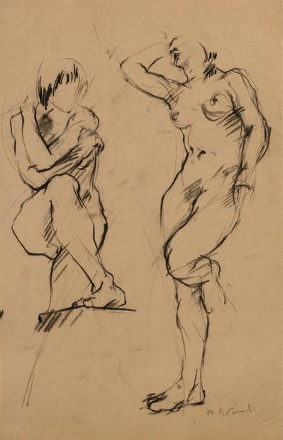 Bertrand CANARD (1948-) 
 
Study of a nude...