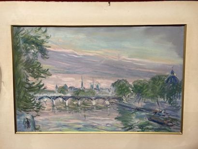 null Léon HEYMANN (20ème)

Les bords de Seine en fin de journée

Pastel 31 x 49 ...
