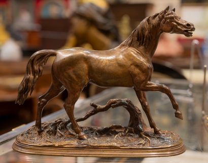 Jules MOIGNIEZ ( 1835- 1894) 
Le cheval Chief...