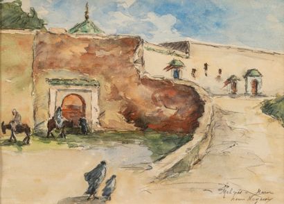 null Henri NOYEUX (1871- ?)

Meknès

Crayon et aquarelle sur papier signée et située...