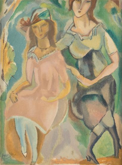 Jules PASCIN (1885-1930) 

The two friends

Lithograph...