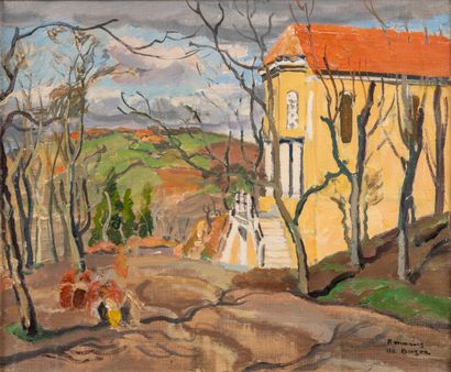 Marius DE BUZON (1879-1958) 
Paysage de Kabylie...