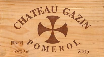 12 bottles - Château GAZIN - Pomerol - 2005...