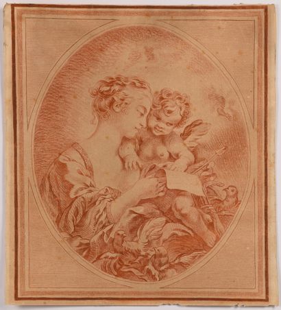  D’après François Boucher (1703-1770)

L’éducation de l’Amour

Sanguine, montage... Gazette Drouot