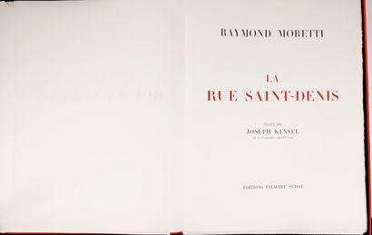null Raymond Moretti (1931-2005), La Rue Saint Denis. Suisse, Palmart, 1973. Exemplaire...