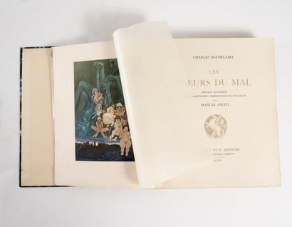 null BAUDELAIRE (Charles), Les Fleurs du Mal. Paris, Le Vasseur, 1934.

 Edition...