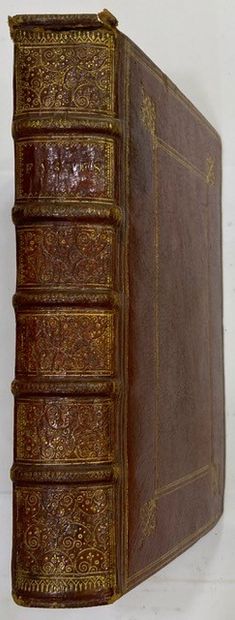 OVIDE.   Les Fastes.  Paris. Lamy. 1660. 1 volume in-8, plein maroquin rouge avec...