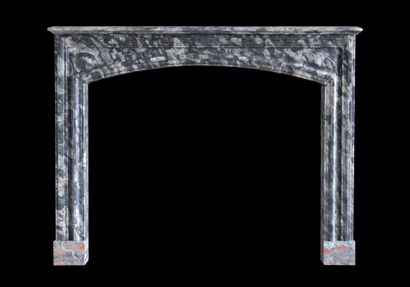 Louis 14 style mantel.

Mantel with a molded...