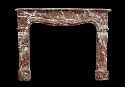 Louis 14 style mantel. 
The slightly curved...
