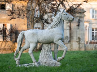  English horse DOLLAR. 
After Pierre Louis ROUILLARD (Paris, 1820 - 1881), who won...