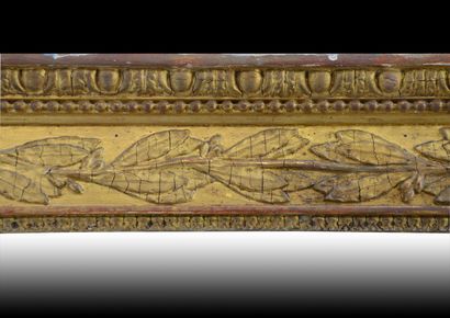  Mirror louis 16. 
A frieze of laurel, a frieze of oves and a pearl frieze border...