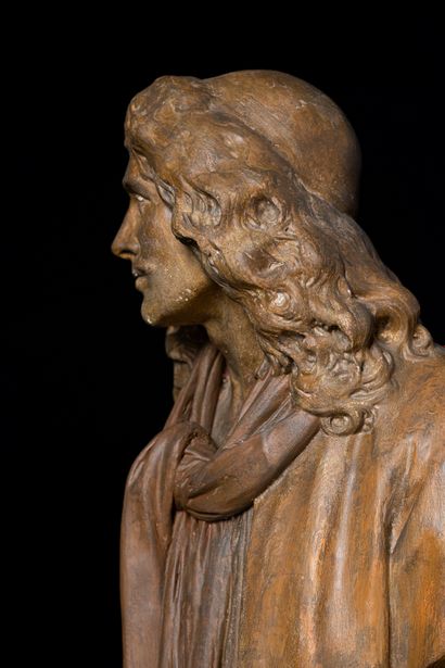  Jean Baptiste Poquelin known as Molière. 
After the model of the sculptor J.A Houdon...