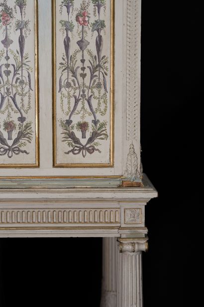  Cabinet Napoleon 3. 
By Hypolithe SAUVREZY ( 1815-1883 ) 
Cabinetmaker installed...
