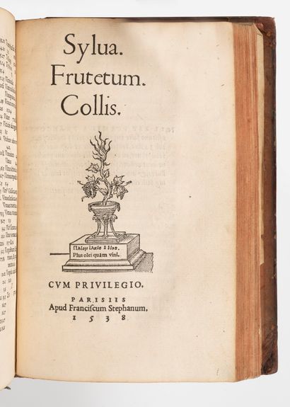  ESTIENNE (Charles)]. — Recueil factice de six traités d'agriculture. 1536-1538....