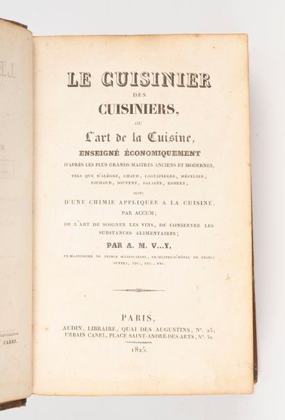  LECOINTE (Jourdan)]. Le Cuisinier des cuisiniers ou L'Art de la cuisine enseigné...