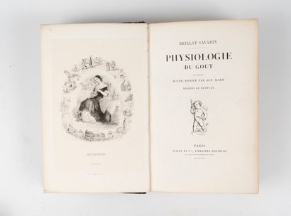  BRILLAT-SAVARIN. Physiology of taste. Preceded by a biographical note by Alph. Karr....