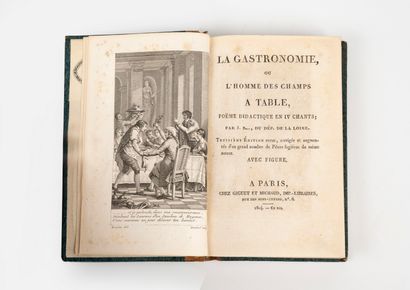  BERCHOUX (Joseph de)]. La Gastronomie ou L'Homme des champs à table. Paris, Giguet...